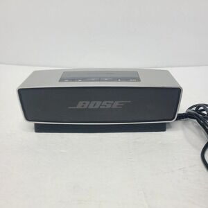 Bose SoundLink Mini Portable Bluetooth Speaker - Silver With Charging Base